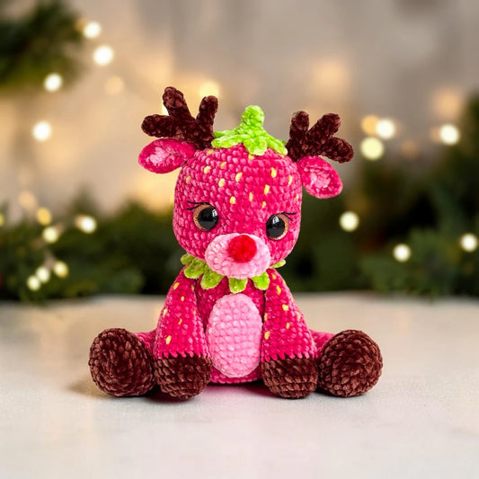 Strawberry Reindeer Crochet Pattern