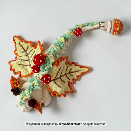 Fall Dragon Crochet Pattern