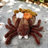 Brown Pumpkin Spider Crochet Pattern