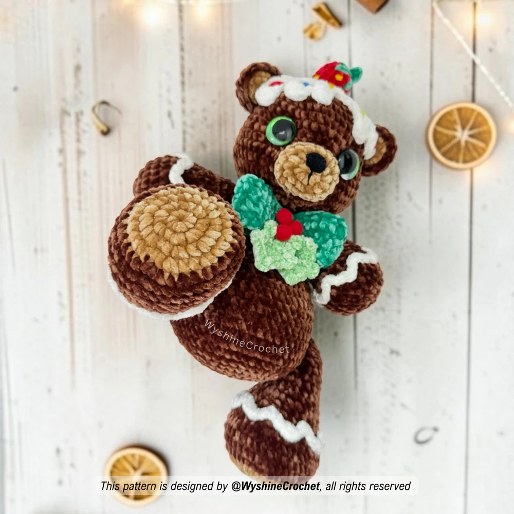 Gingerbread Bear Crochet Pattern