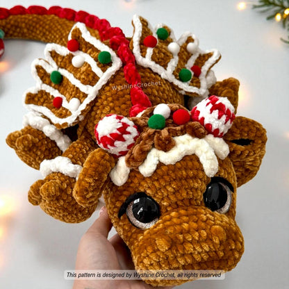 Gingerbread Dragon Crochet Pattern