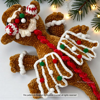 Gingerbread Dragon Crochet Pattern
