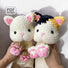 Snuggler Cat Couple Crochet Pattern