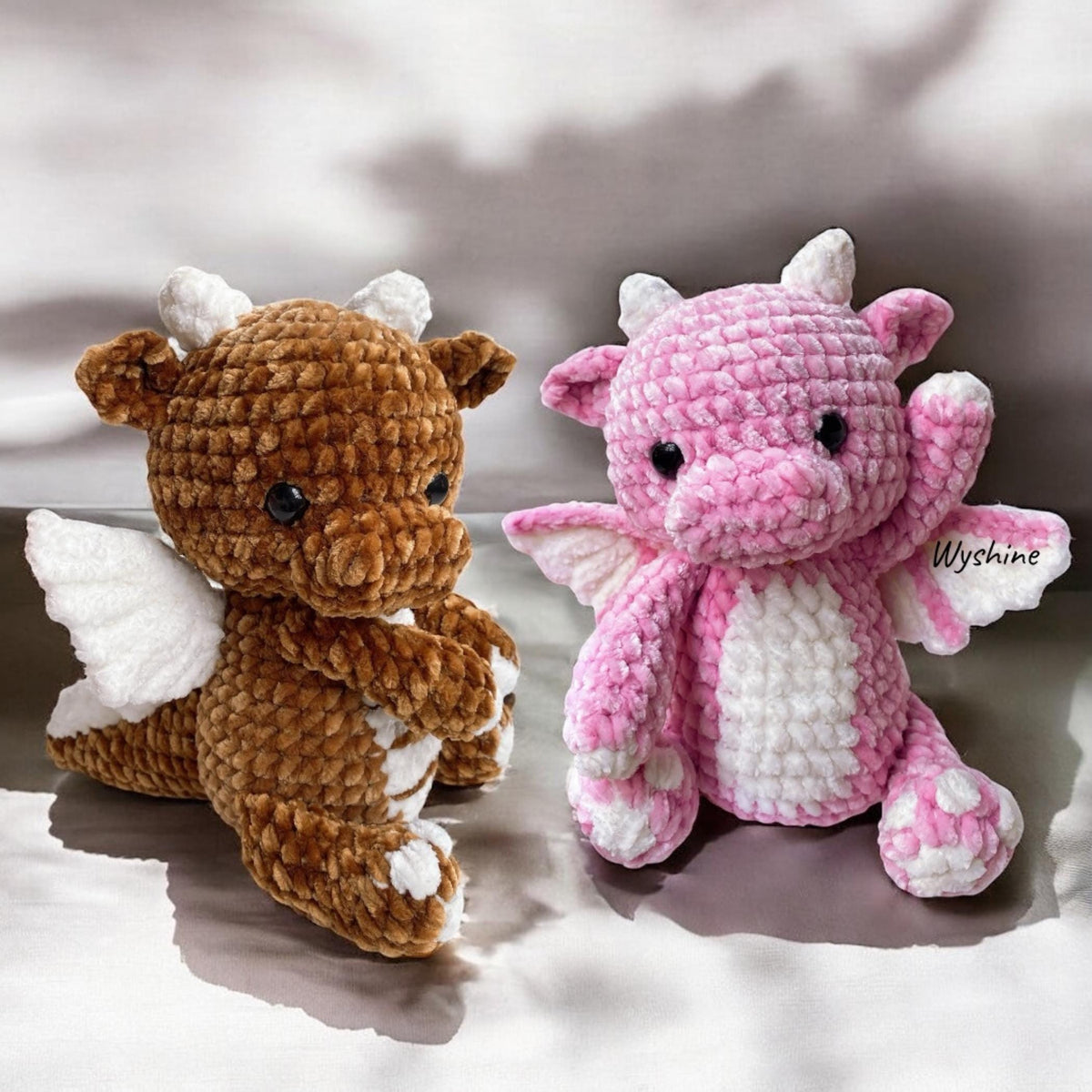 2in1 Baby Dragon Crochet Pattern Bundle