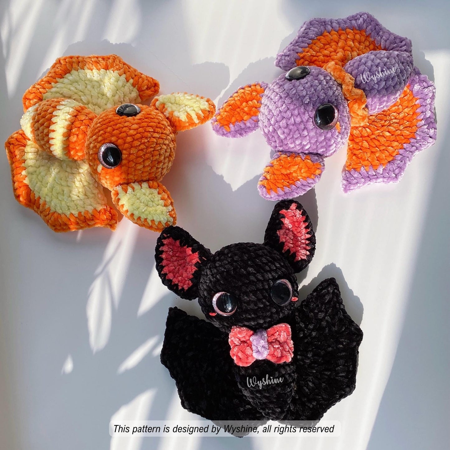 Spooky-Cute Bat Crochet Pattern Trio