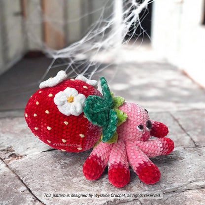 Strawberry Spider Crochet Pattern