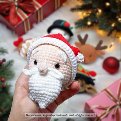 Christmas Ornament Crochet Pattern Set 5-in-1