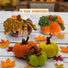 5-Size Pumpkin Amigurumi Crochet Pattern Bundle