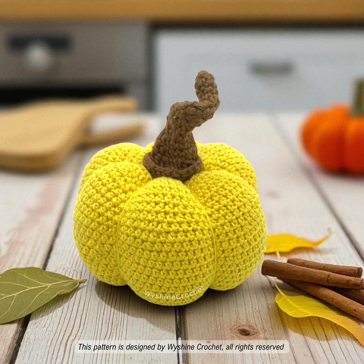 3-in-1 Pumpkin Amigurumi Crochet Pattern Set