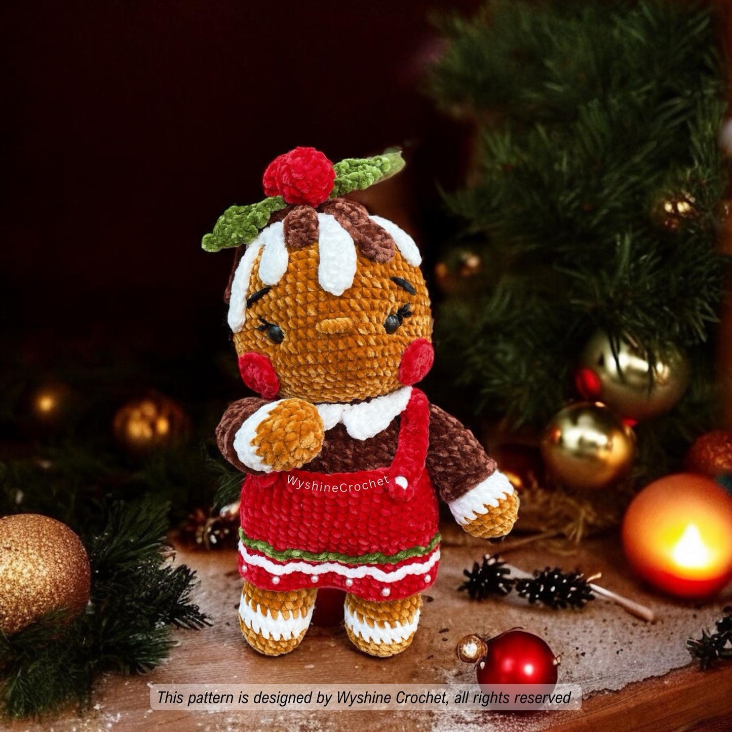 Gingerbread Couple Crochet Pattern