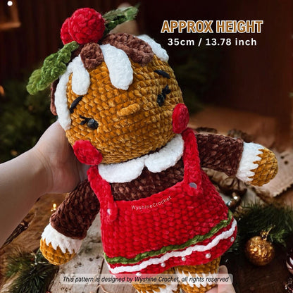 Gingerbread Couple Crochet Pattern