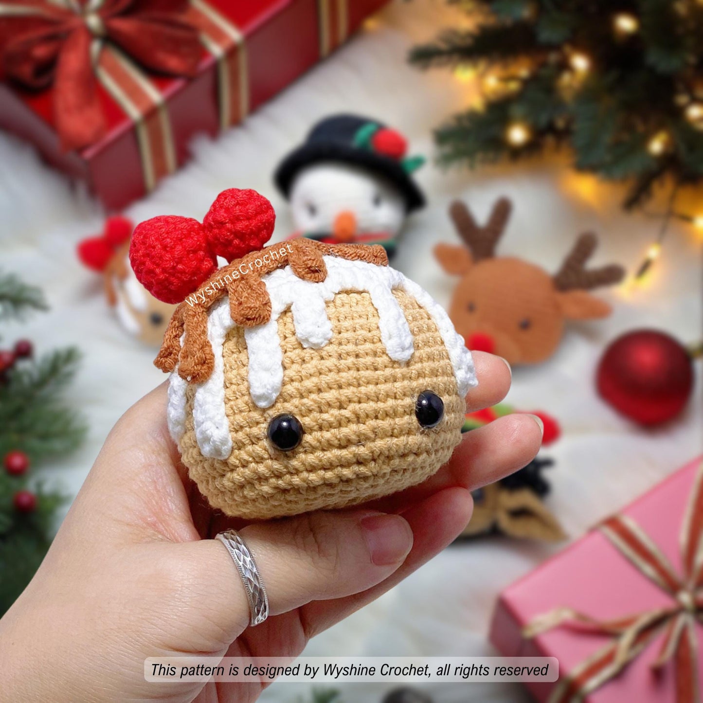 Christmas Ornament Crochet Pattern Set 5-in-1