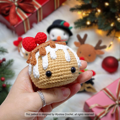 Christmas Ornament Crochet Pattern Set 5-in-1