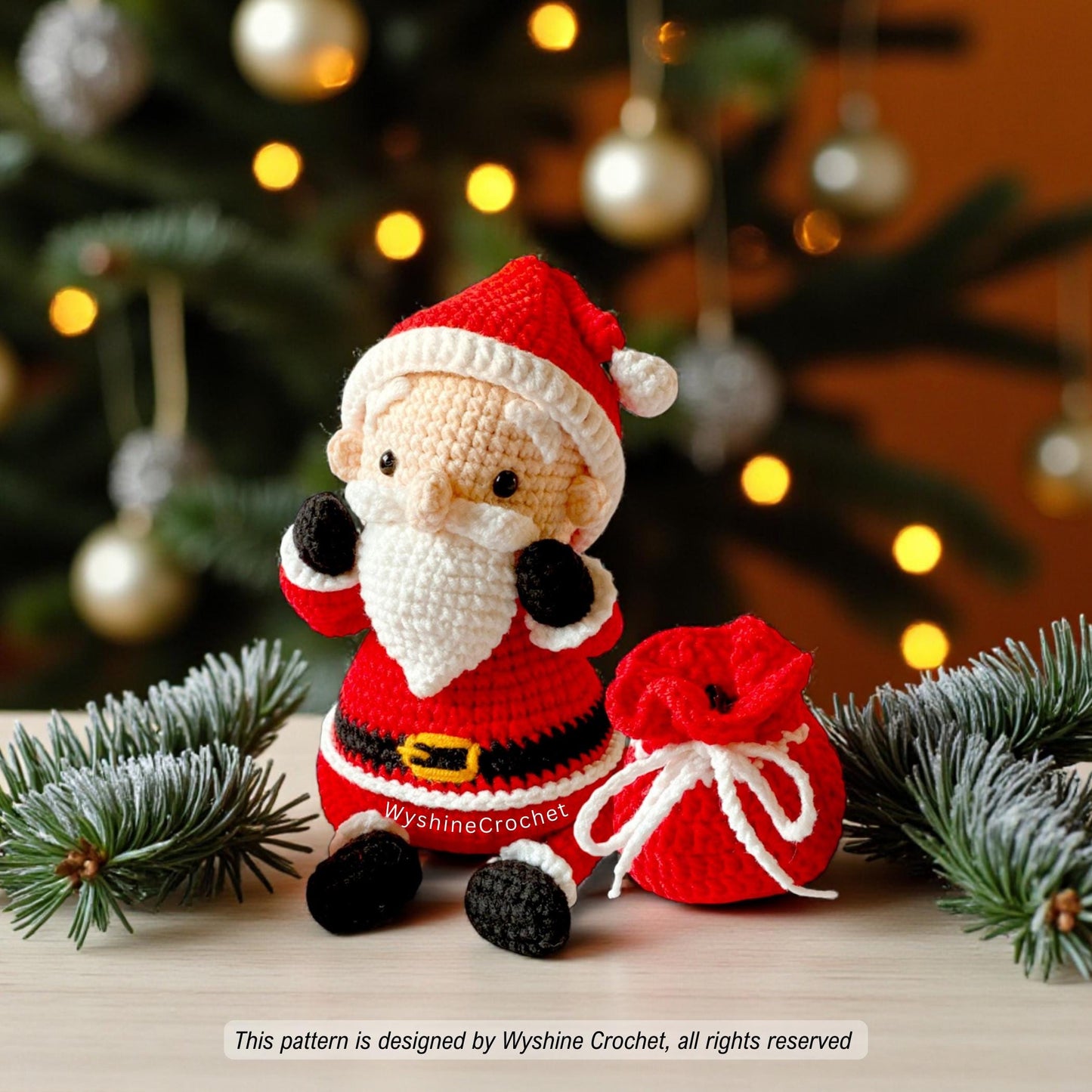 Santa & Elf Ornament Crochet Pattern