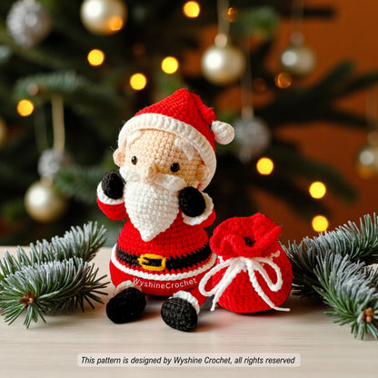 Santa & Elf Ornament Crochet Pattern