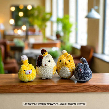 4-in-1 No-Sew Cat Crochet Pattern
