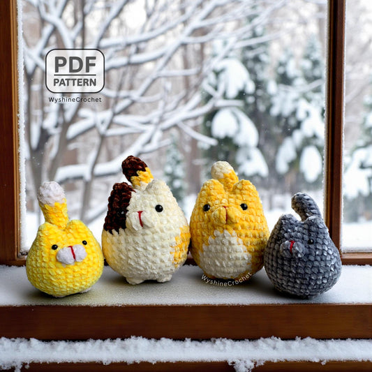 4-in-1 No-Sew Cat Crochet Pattern
