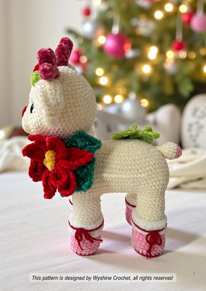 Flower Reindeer Crochet Pattern