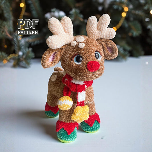 Chestnut Reindeer Crochet Pattern