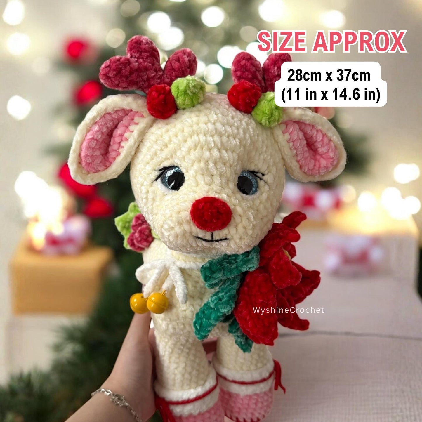 Christmas Reindeer Family Crochet Pattern Bundle