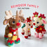 Christmas Reindeer Family Crochet Pattern Bundle