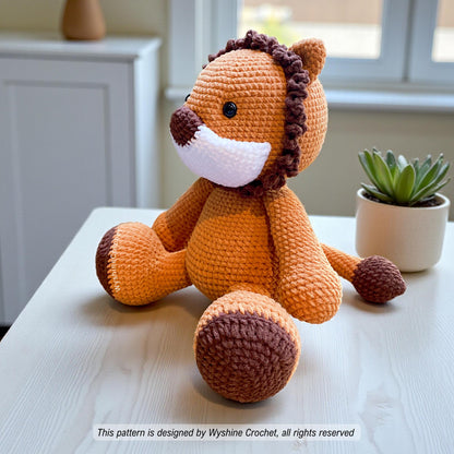 Huggable Lion Crochet Pattern
