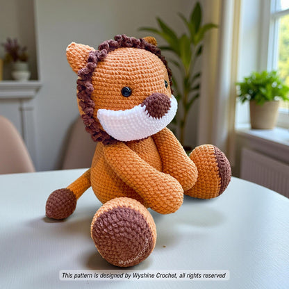 Huggable Lion Crochet Pattern