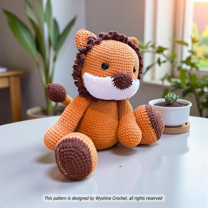 Huggable Lion Crochet Pattern
