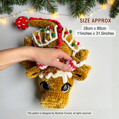 Gingerbread Dragon Crochet Pattern