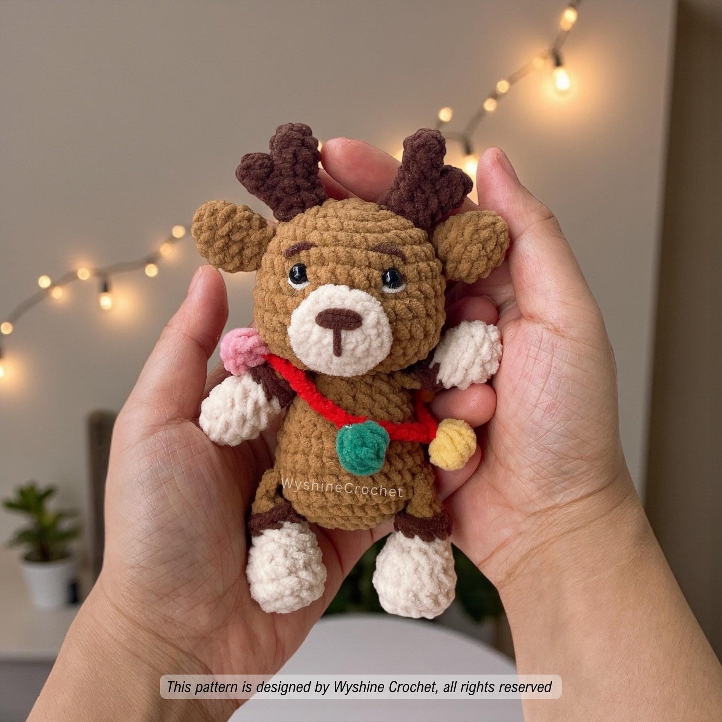 Elf & Reindeer Ornament Crochet Pattern