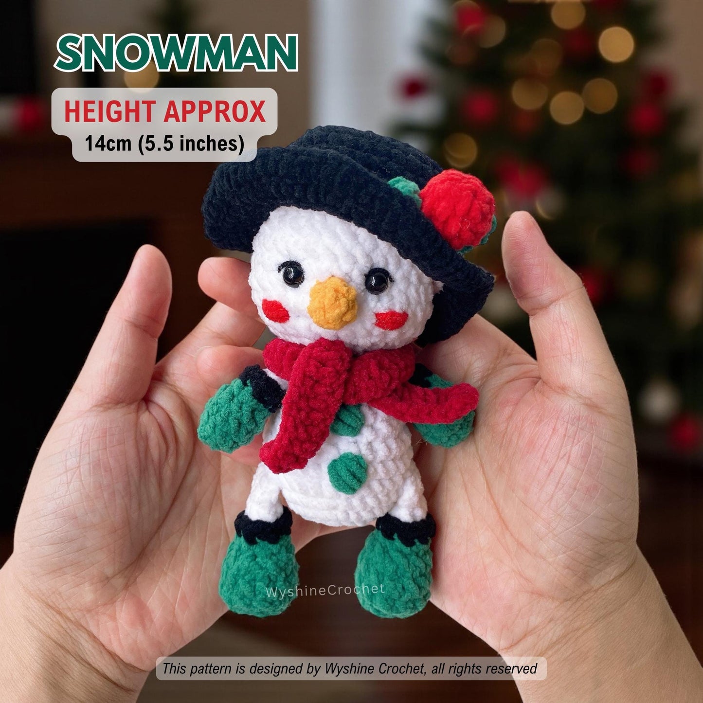Snowman & Gingerbread Ornament Crochet Pattern