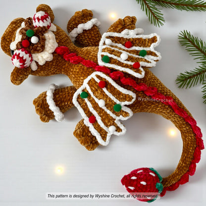 Gingerbread Dragon Crochet Pattern