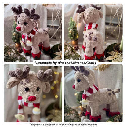Chestnut Reindeer Crochet Pattern
