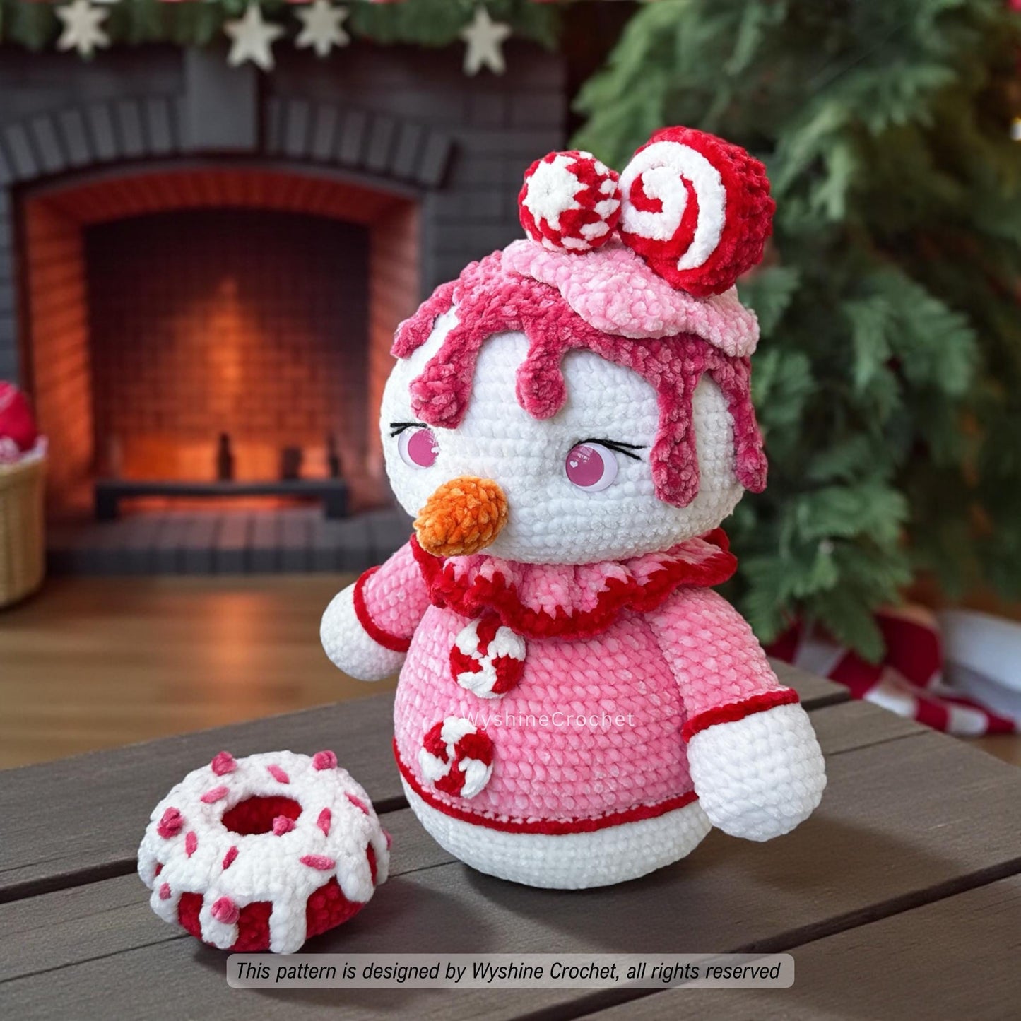 Candy Snowgirl Crochet Pattern