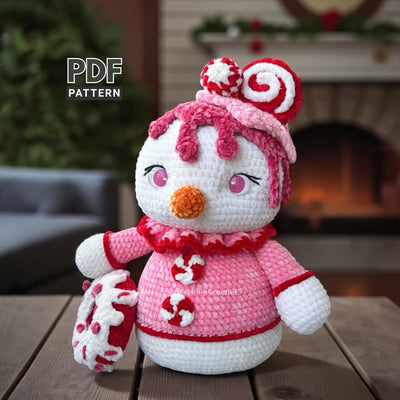 Candy Snowgirl Crochet Pattern