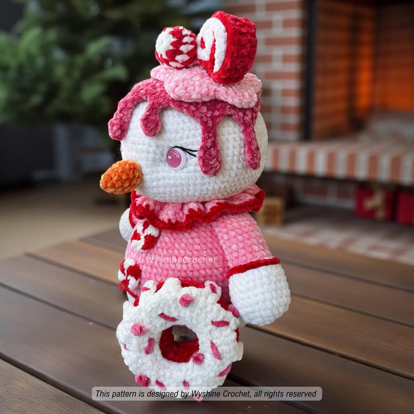 Candy Snowgirl Crochet Pattern