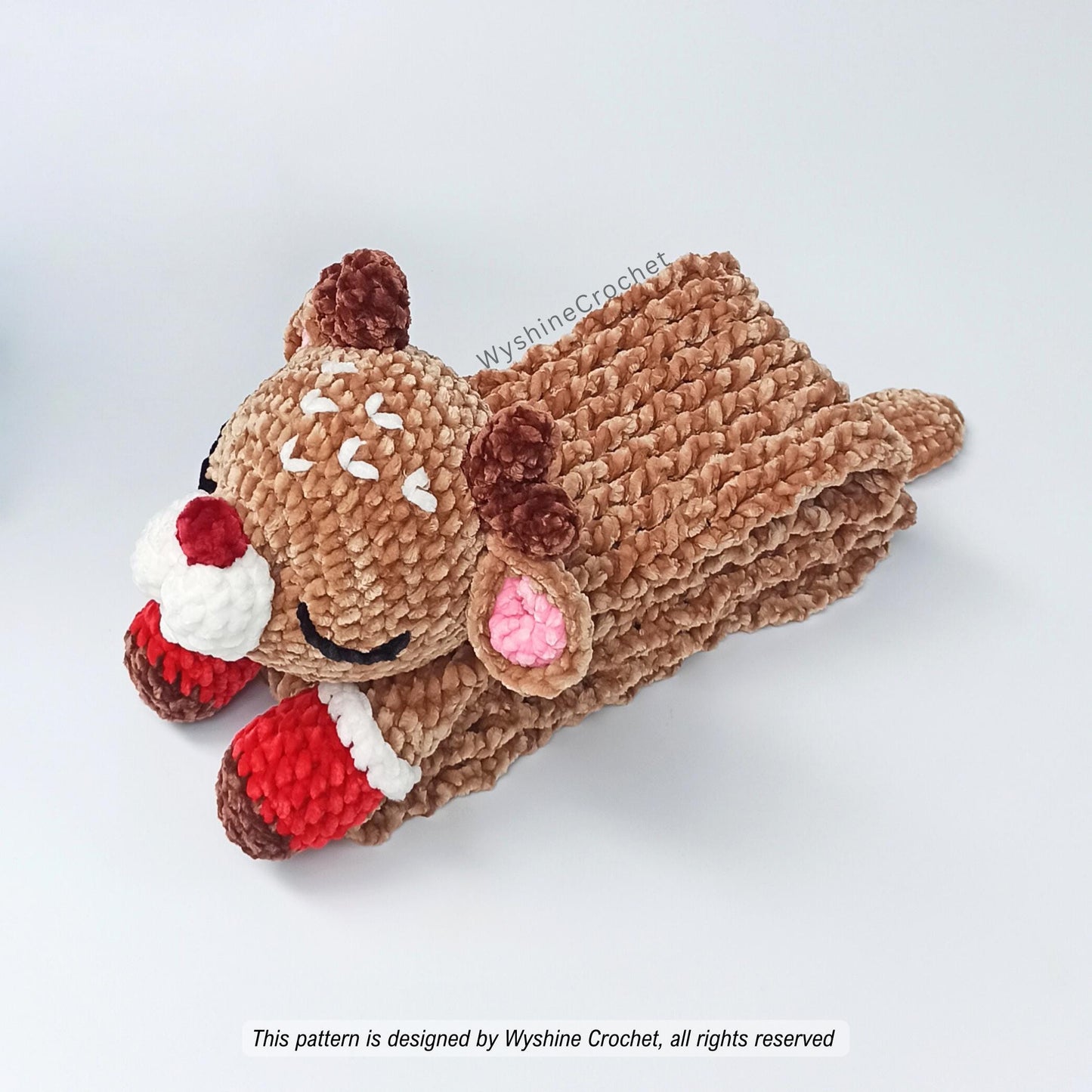 Reindeer Scarf Crochet Pattern