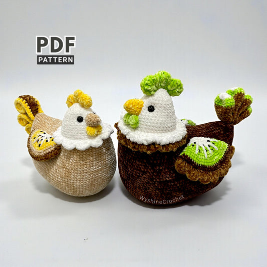 Kiwi Chicken Crochet Pattern Bundle - Crochet Pattern