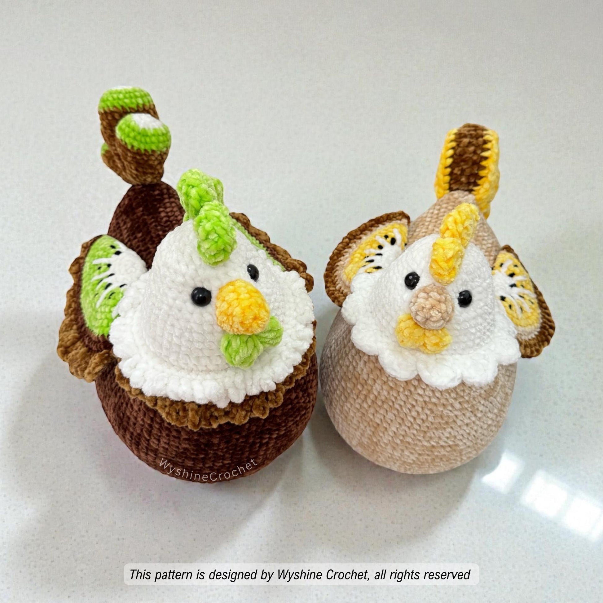 Kiwi Chicken Crochet Pattern Bundle - Crochet Pattern