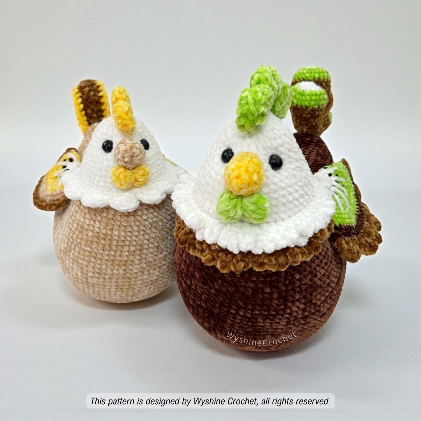 Kiwi Chicken Crochet Pattern Bundle - Crochet Pattern