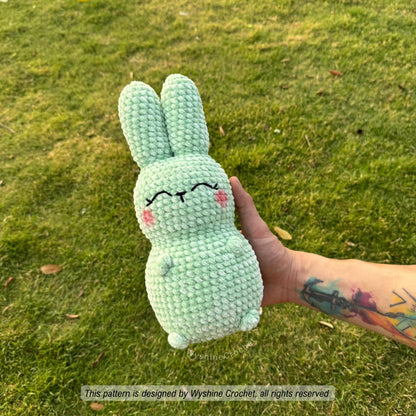 No-Sew Gummy Candy Bunny Crochet Pattern