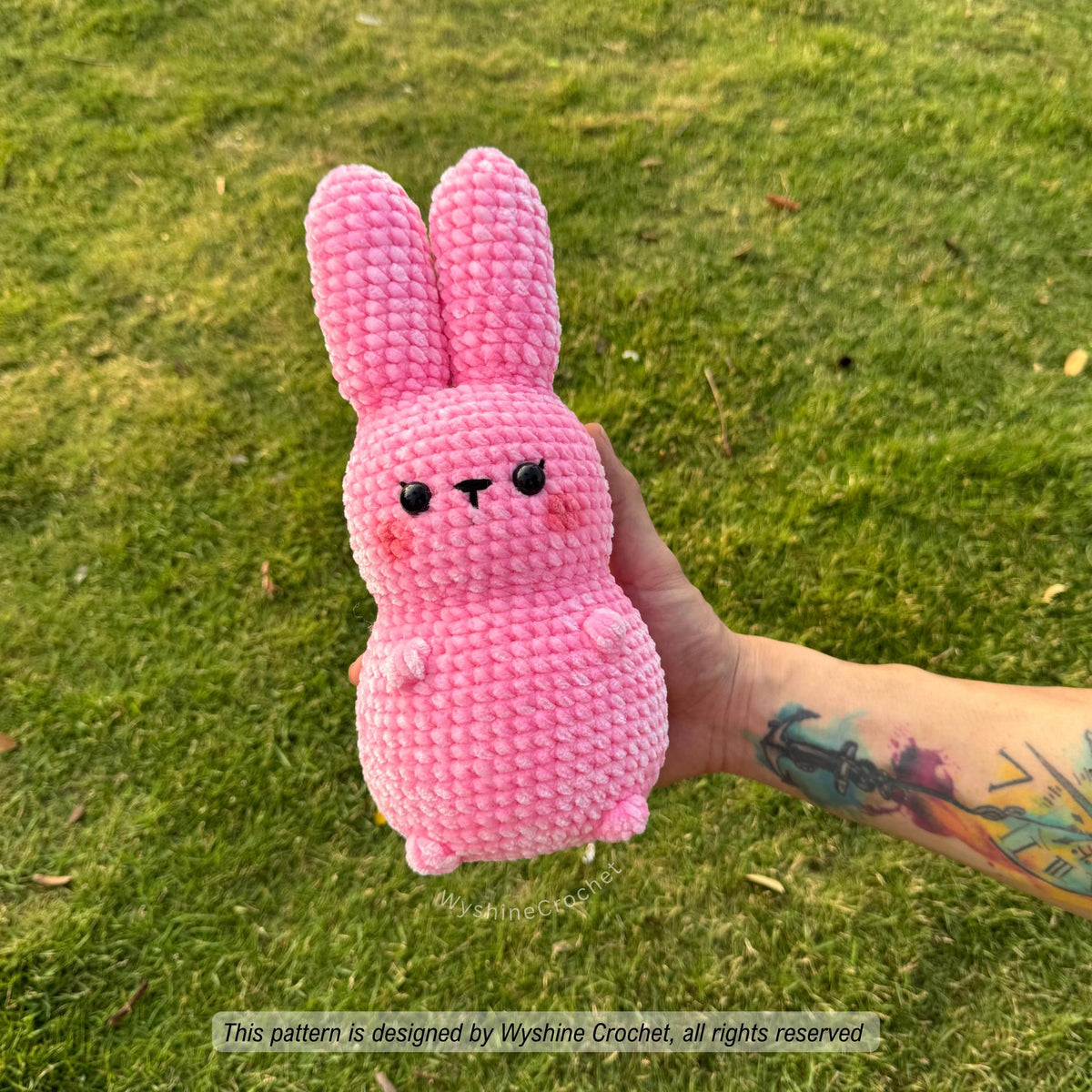 No-Sew Gummy Candy Bunny Crochet Pattern