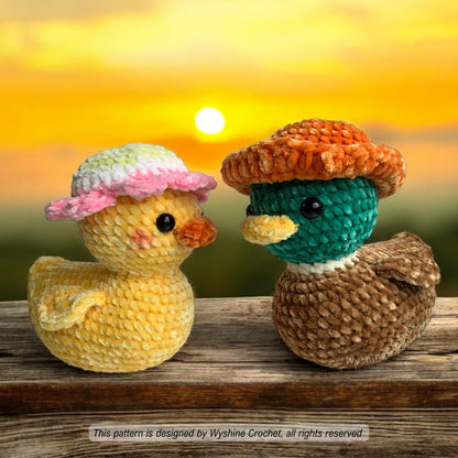 Rubber Duck Couple Crochet Pattern - Crochet Pattern