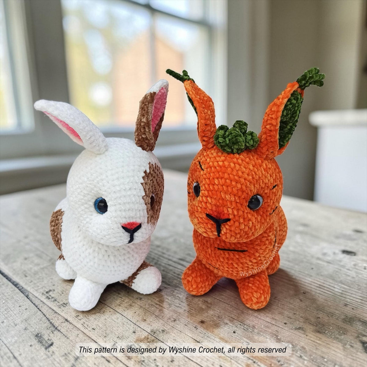 Laying Realistic Bunny Crochet Pattern Bundle