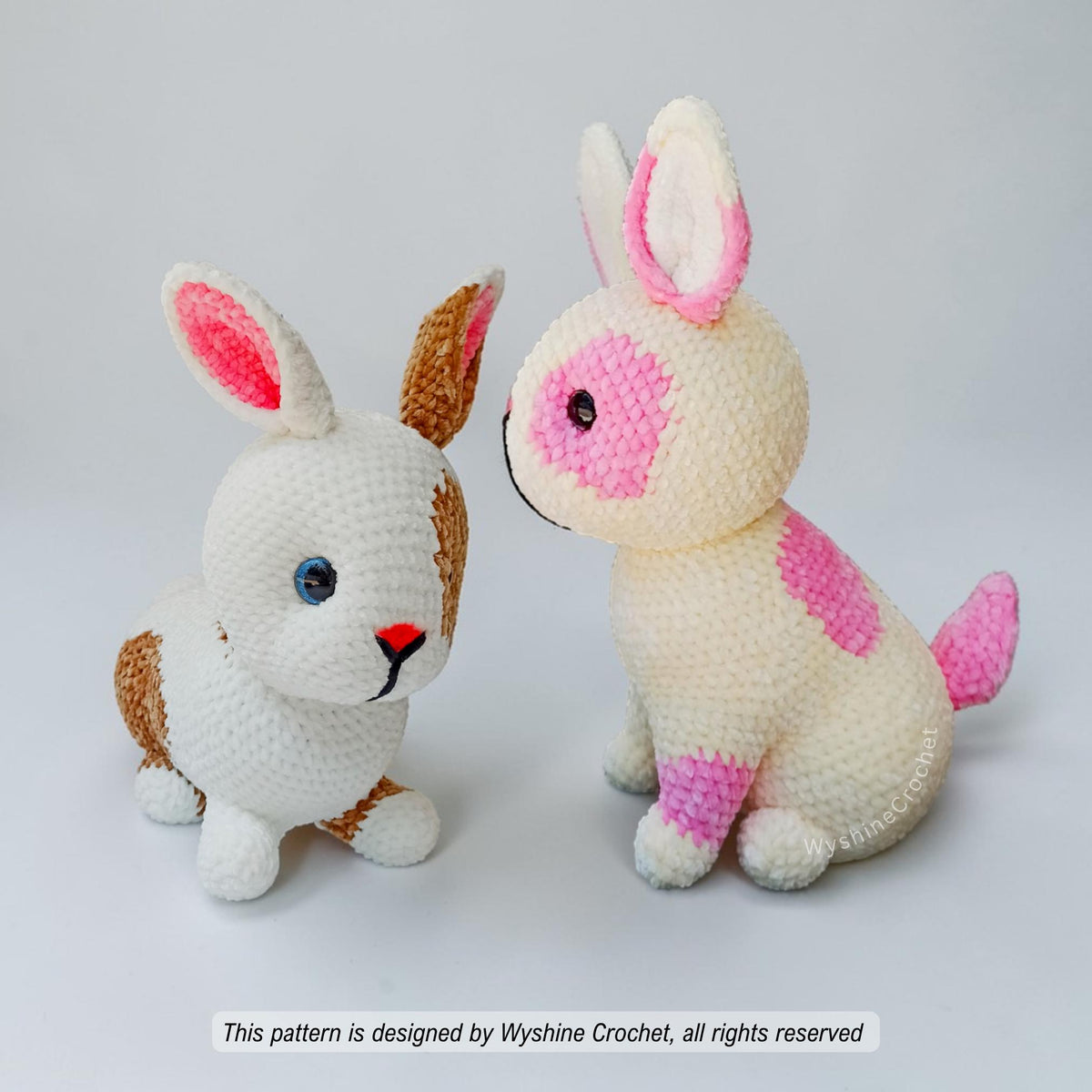Realistic Bunny Crochet Pattern Bundle