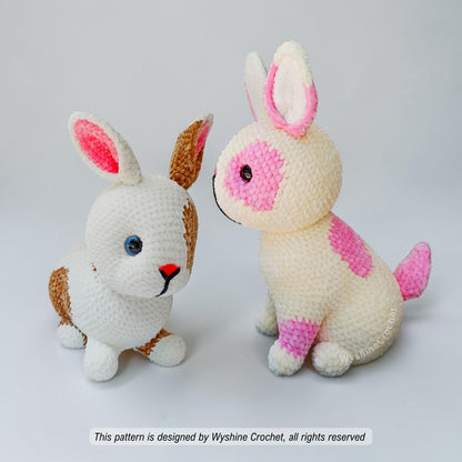 Realistic Bunny Crochet Pattern Bundle