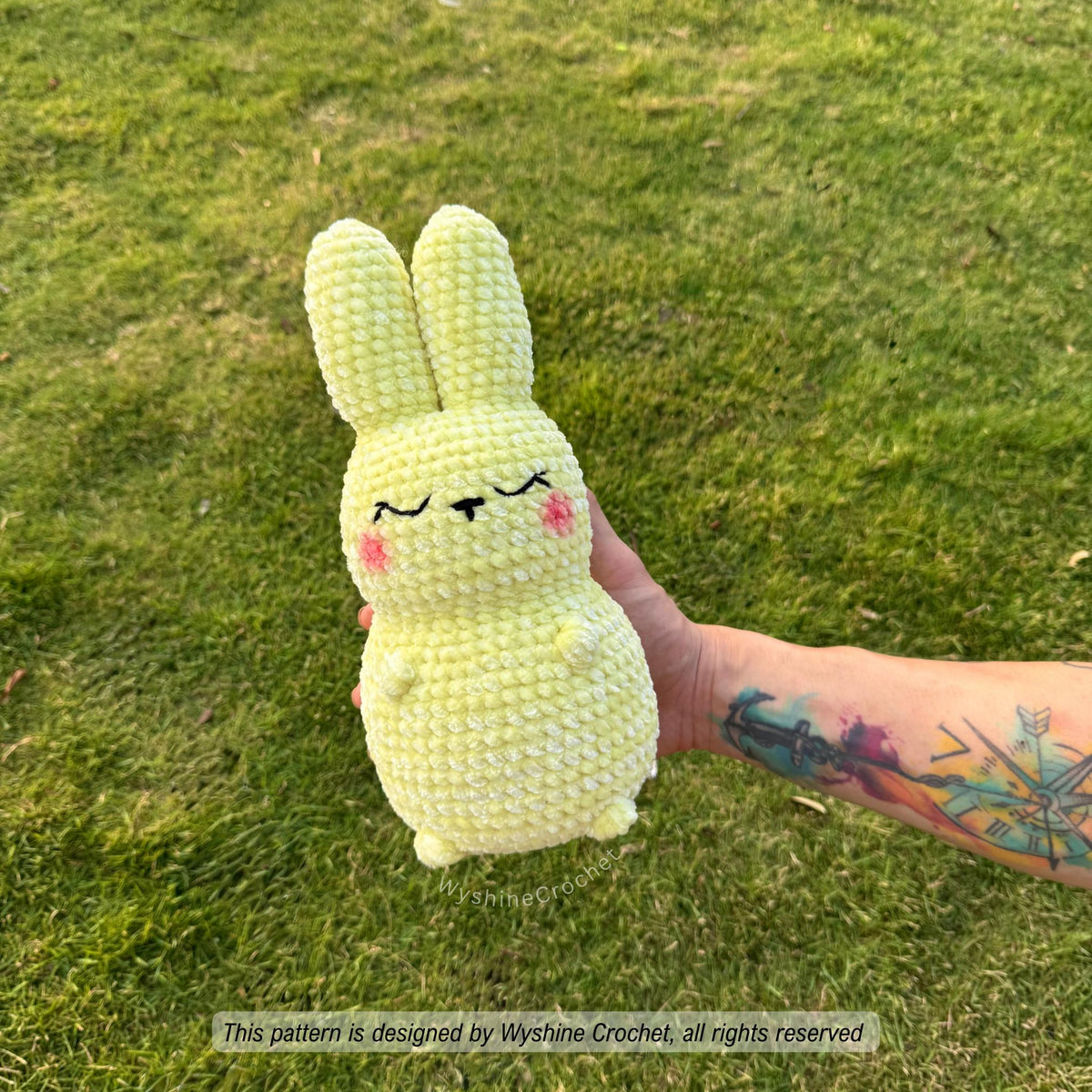 No-Sew Gummy Candy Bunny Crochet Pattern