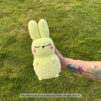 No-Sew Gummy Candy Bunny Crochet Pattern