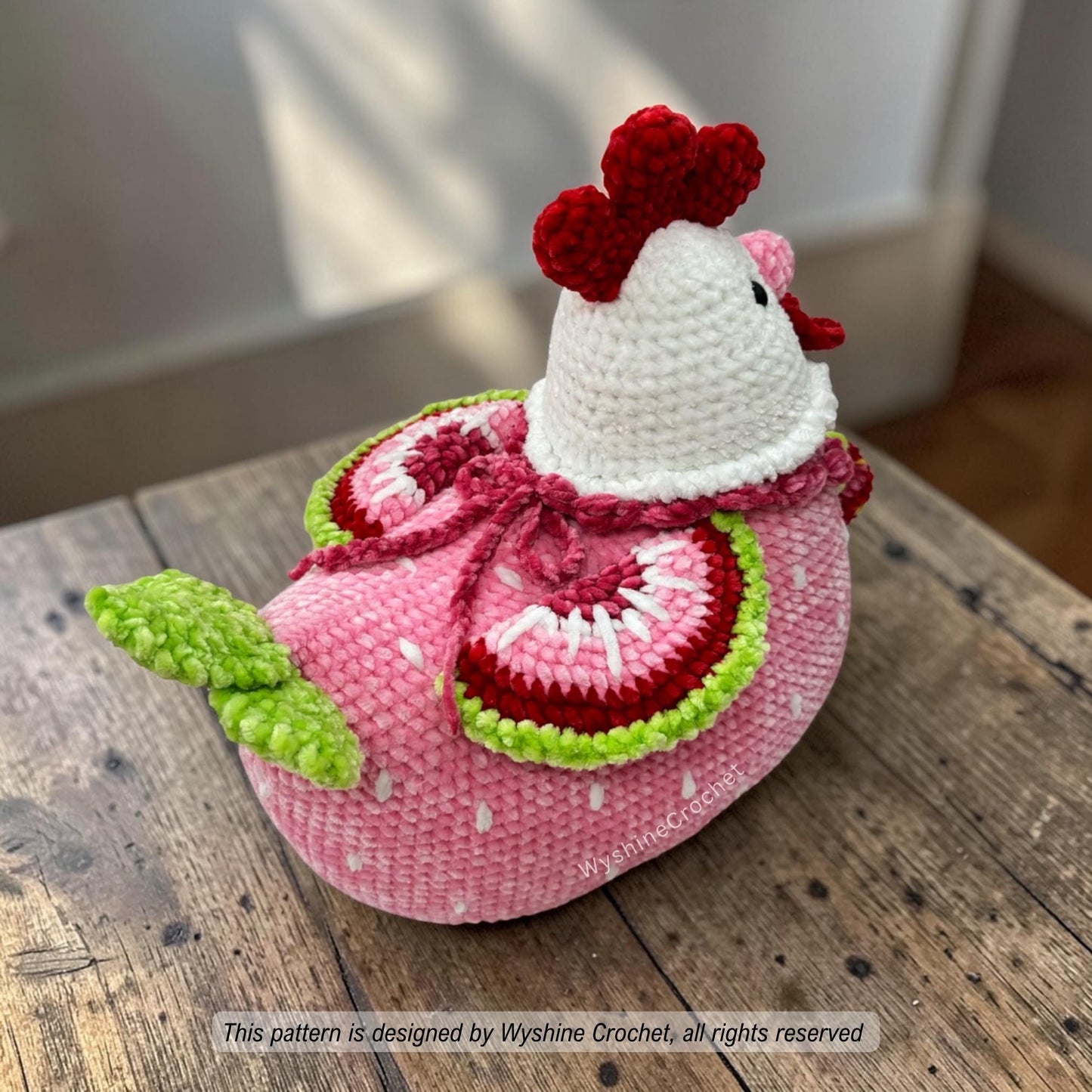 Strawberry Chicken Crochet Pattern Bundle - Crochet Pattern