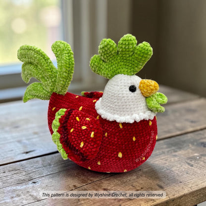 Strawberry Chicken Crochet Pattern Bundle - Crochet Pattern